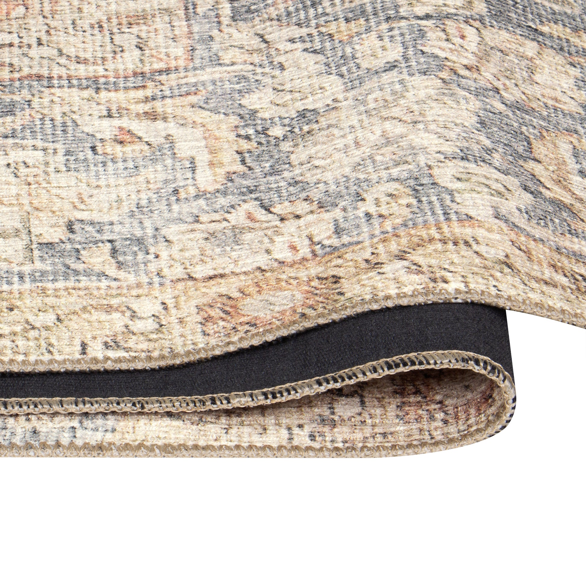 Apache Chenille Area Rug, Rosetta Beige, 8' x 10'