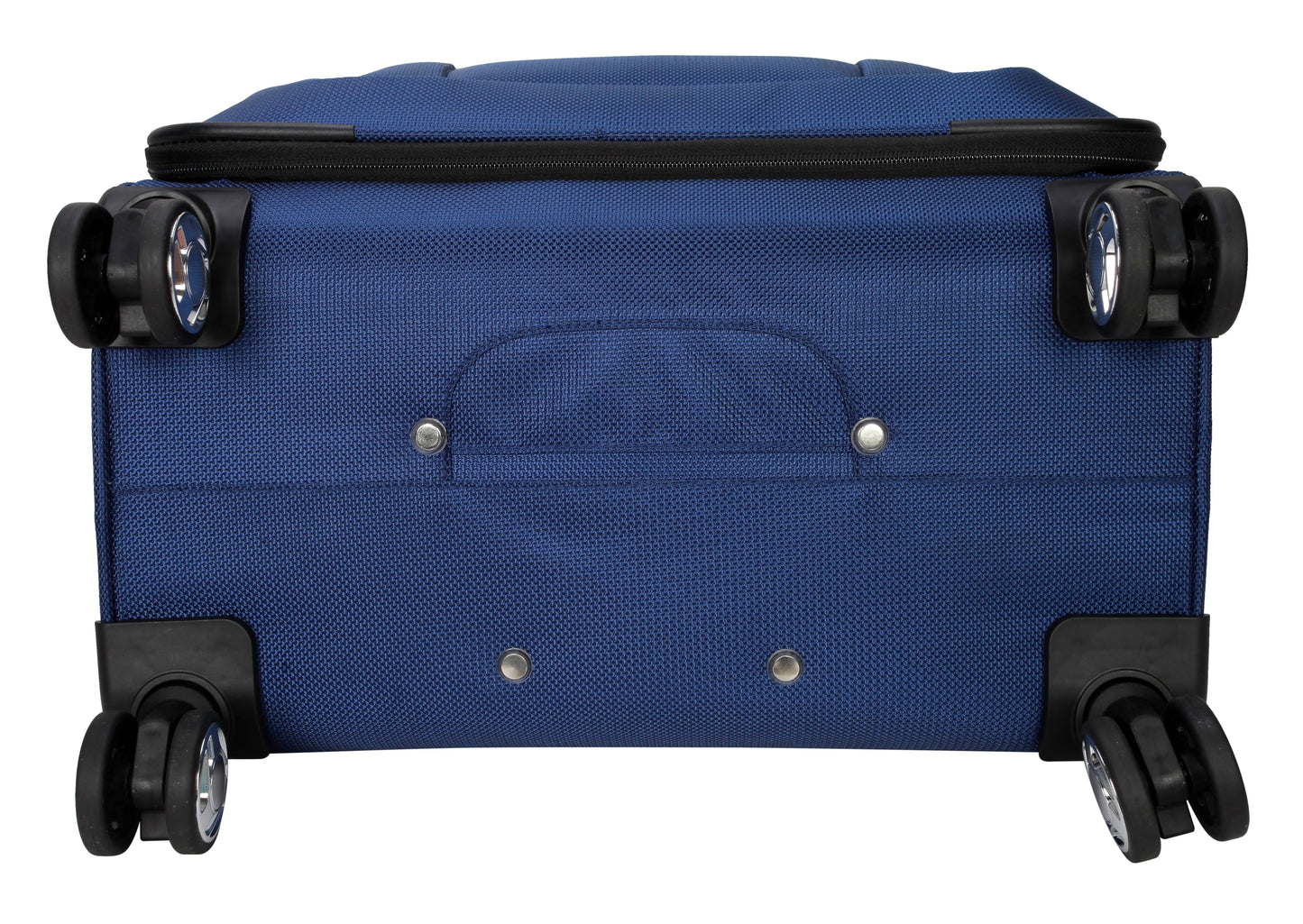 Protege Ashfield 25" Checked 8-Wheel Spinner Luggage Navy