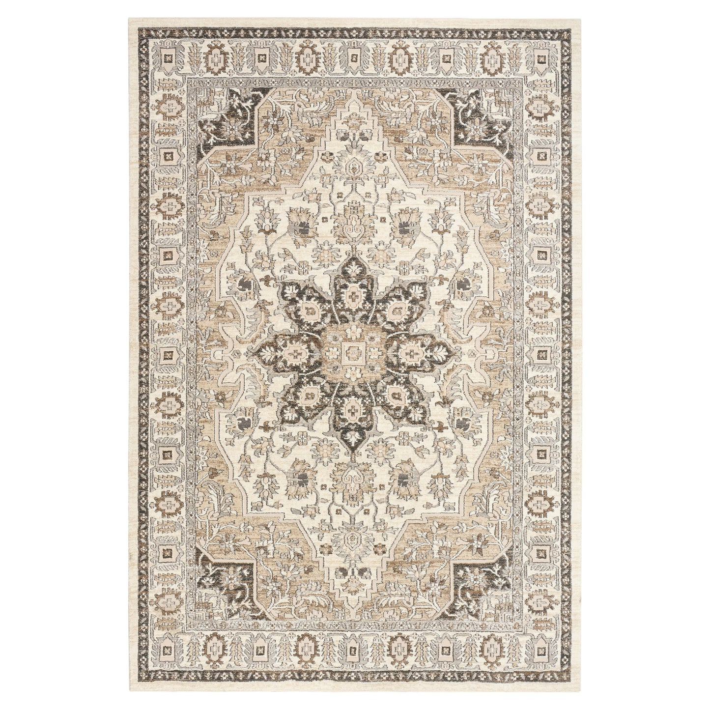 Nourison Briar Area Rug, Rose, 6’6” x 9’6”