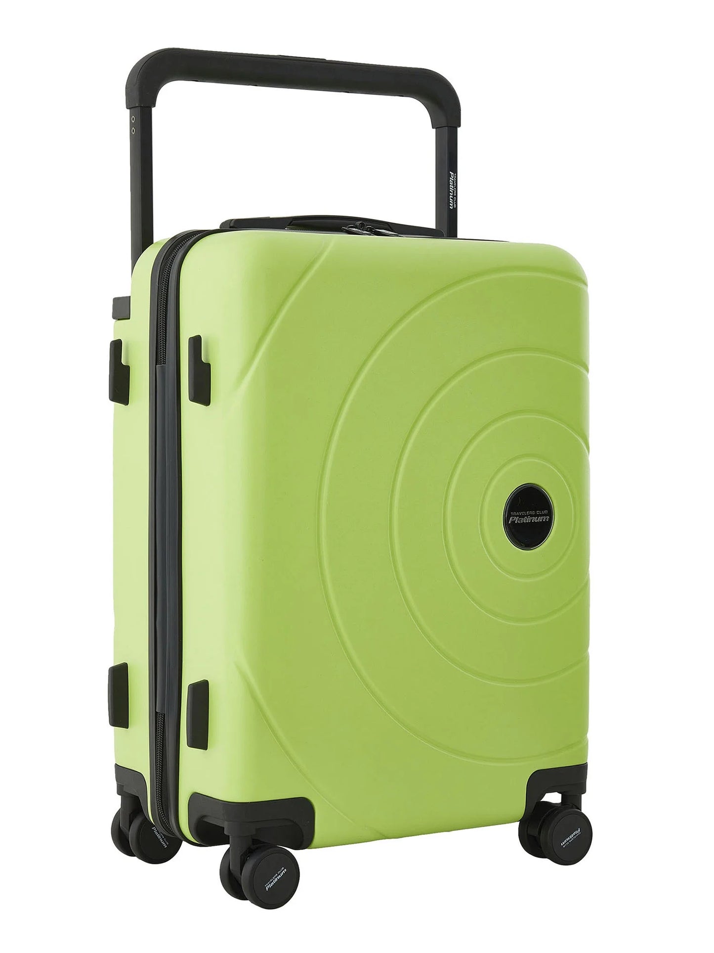 Travelers Club 2pc Rolling Hard Case Travel Luggage Set with Extra Wide Telescopic Handle , Lime