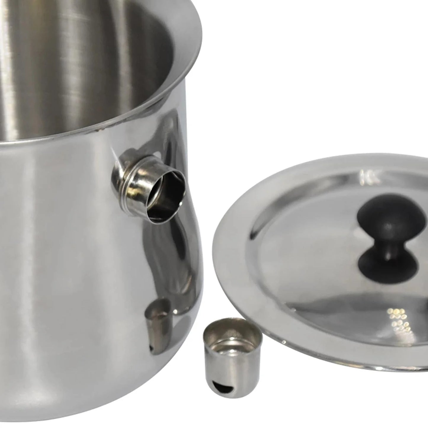 Candle Making Pouring Pot Stainless Steel Double Boilers Dripless Pouring Heat-Resistant Handle Melter Pot,Candle Making Supplies 20x17CM 2.5L