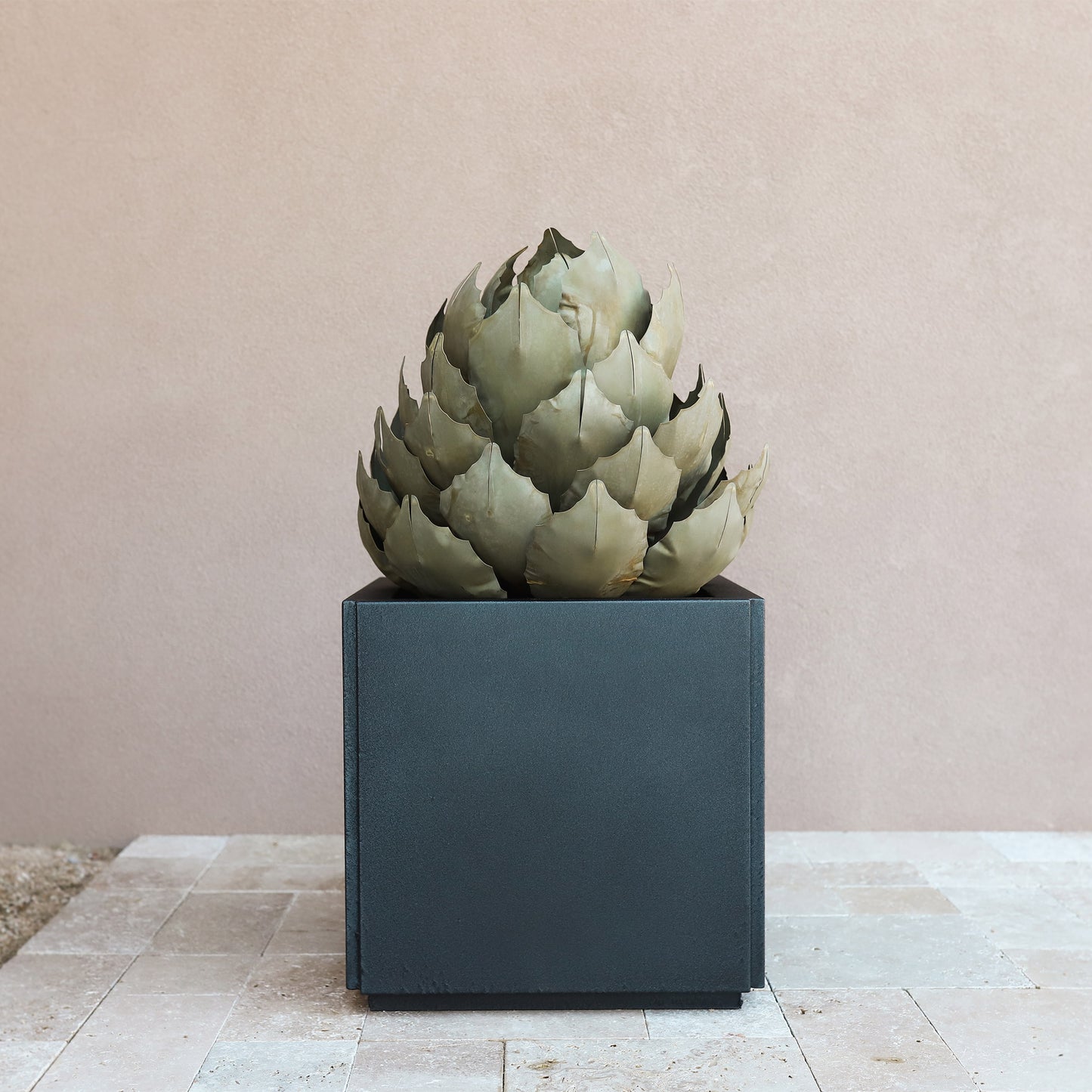 Artichoke Agave Sculpture by Desert Steel