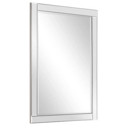 Empire Art Direct MOM-20025B-2454 Moderno Beveled Rectangle Wall Mirror