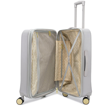 BADGLEY MISCHKA Diamond 3 Piece Expandable Luggage Set (Black)