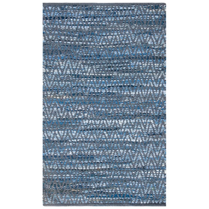 SAFAVIEH Montauk Zahara Geometric Area Rug, Blue, 8' x 10'