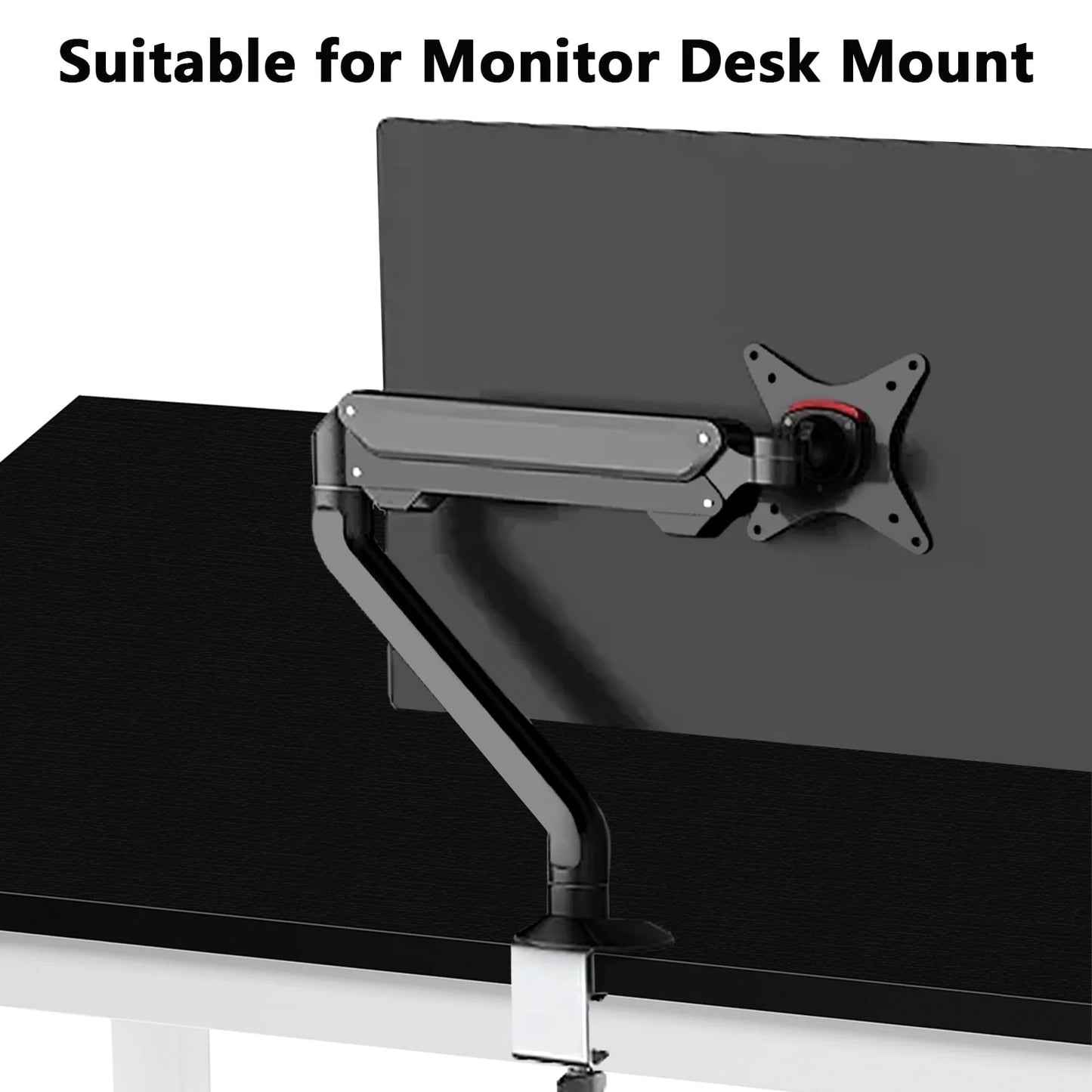 Hoffree 43 inch Computer Desk Home Writing Desk Office Furniture Computer Table Study Writing Table Workstation Modern Simple PC Desk for Small Spaces Home Office, Black