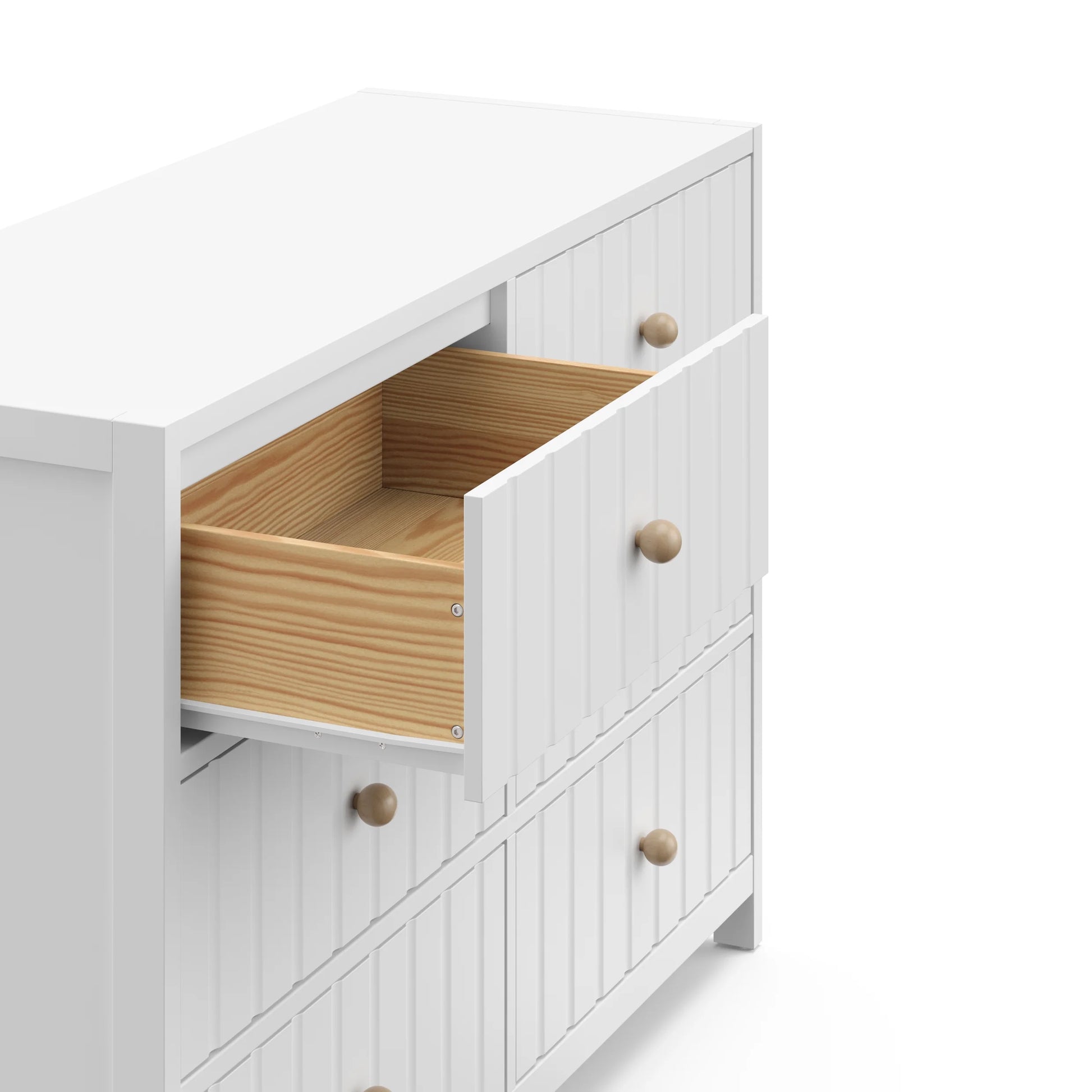Graco Teddi 6 Drawer Nursery Double Dresser, White