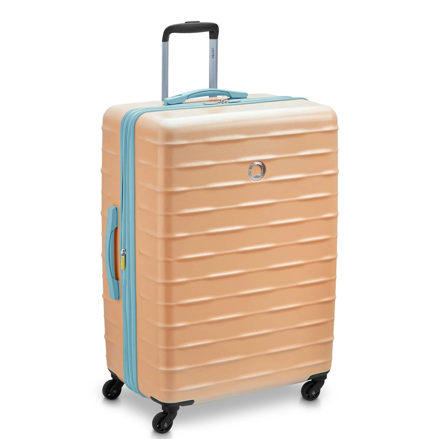DELSEY PARIS by Claudia 28° Women's Checked Hardside Luggage, Peach