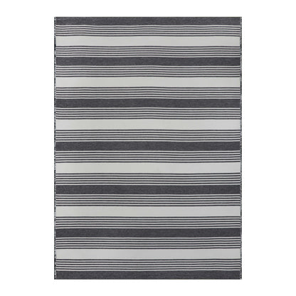 Better Homes & Gardens Buffalo Plaid Reversible Rug, Black/White, 7' x 10'
