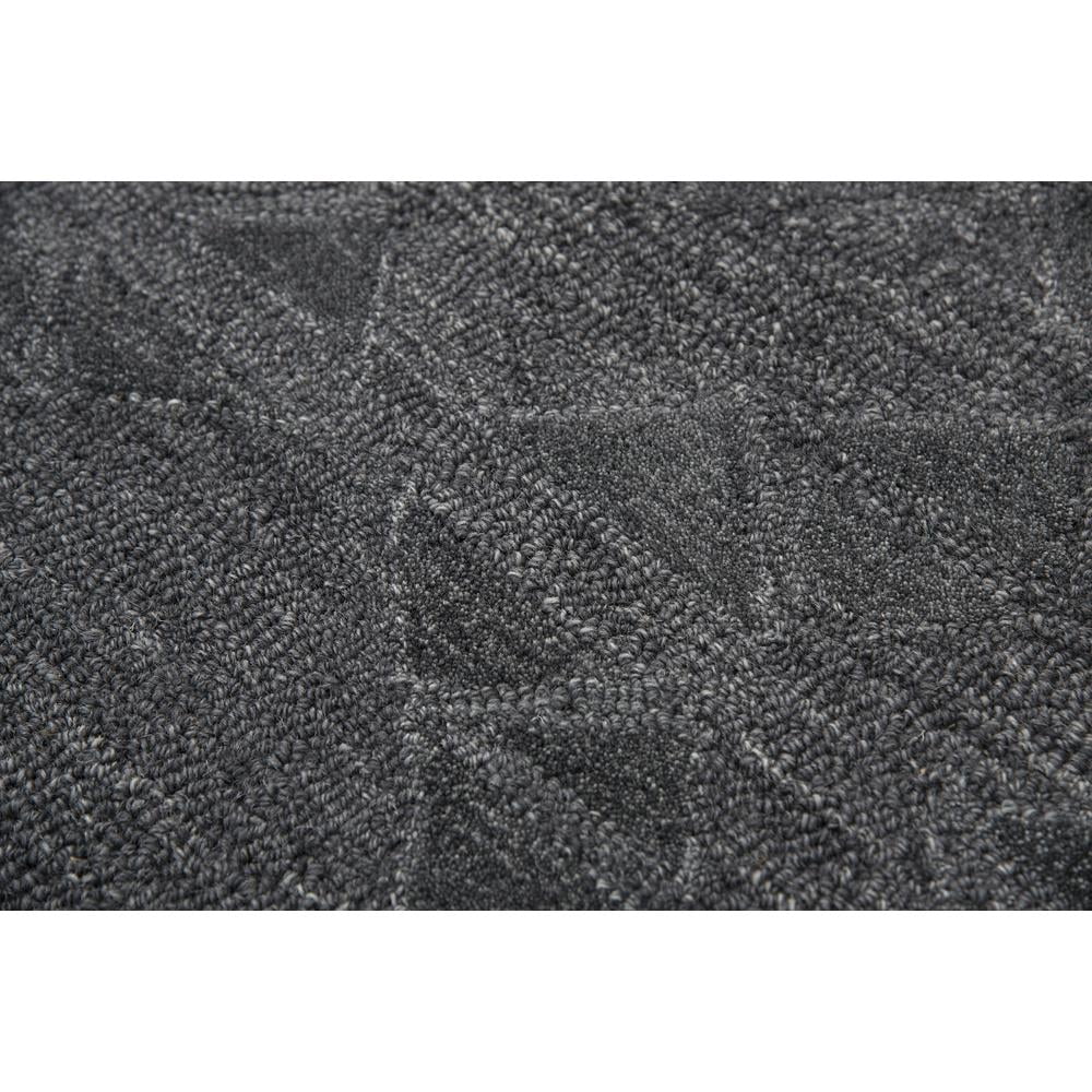 Alora Decor Emerson 5' x 8' Diamond Dk. Grey/Gray/Rust/Blue Hand-Tufted Area Rug