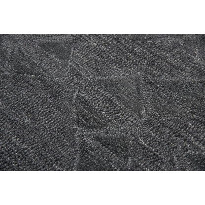 Alora Decor Emerson 5' x 8' Diamond Dk. Grey/Gray/Rust/Blue Hand-Tufted Area Rug
