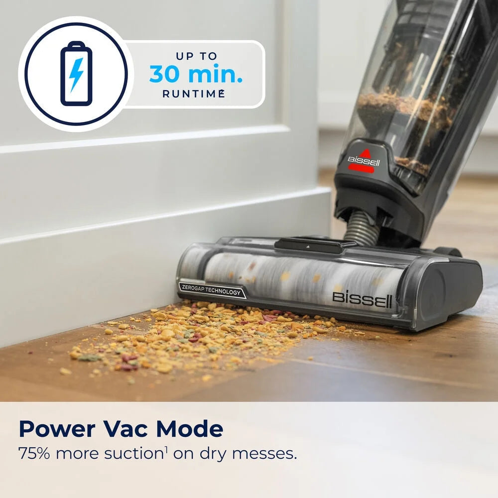 BISSELL CrossWave OmniForce Edge, Cordless, Zero-Gap Edge Technology, Power Vac or Power Mop Mode, Self Cleaning Cycle, All-in-One Multi-Surface Cleaner, for Hard Surfaces or Area Rugs, 3930F