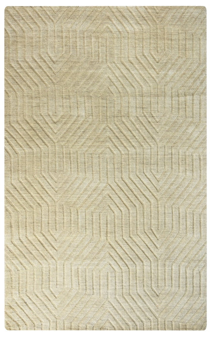 Gatney Rugs Fossumtown Area Rug TC8580 Tan Geometric Angled 3' x 5' Rectangle