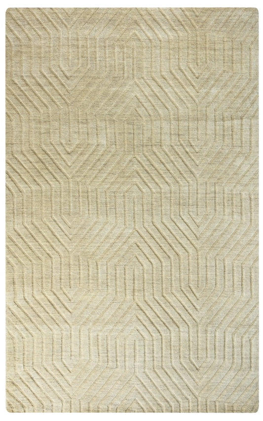 Gatney Rugs Fossumtown Area Rug TC8580 Tan Geometric Angled 3' x 5' Rectangle