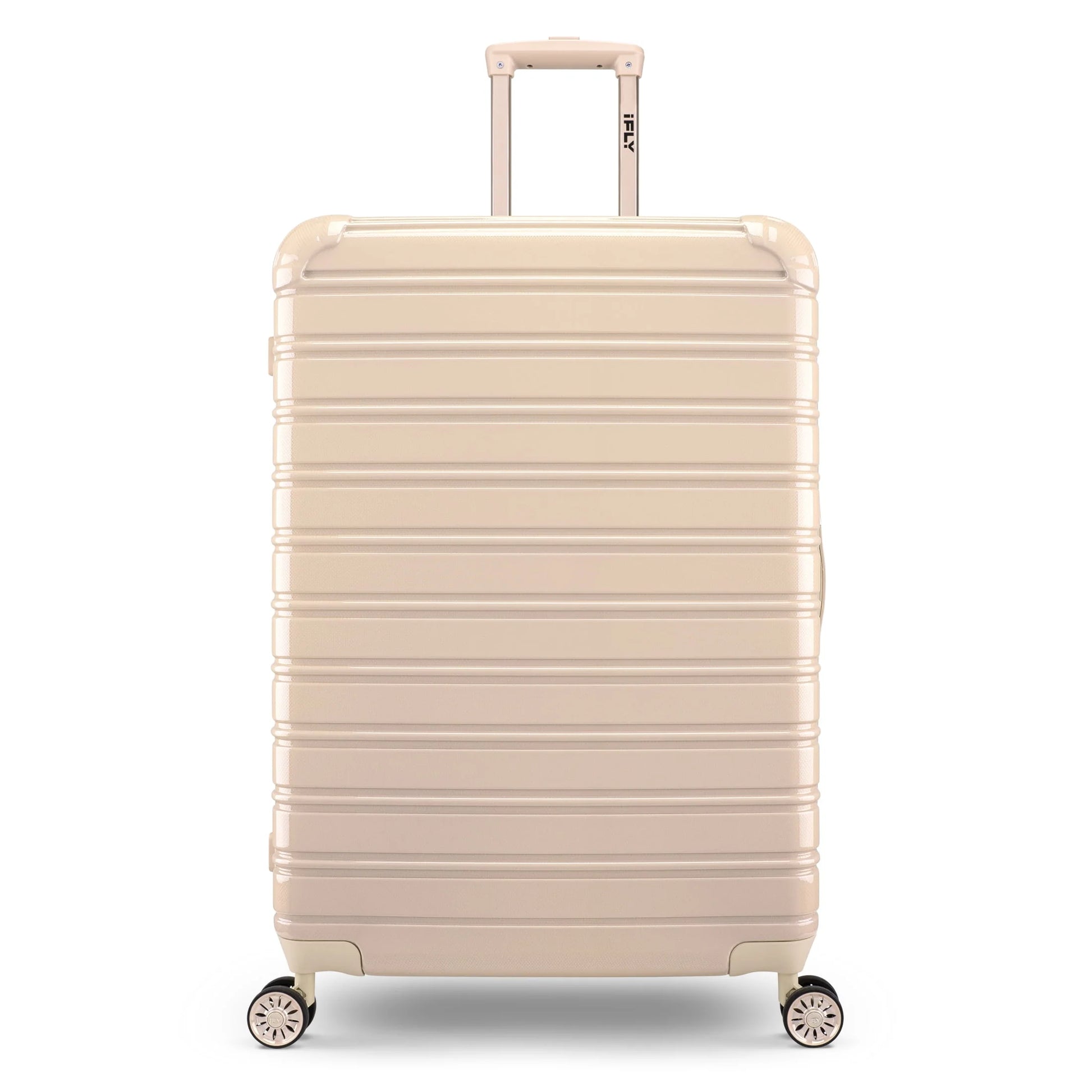 iFLY Hardside Fibertech Luggage 28" Checked Luggage, Champagne