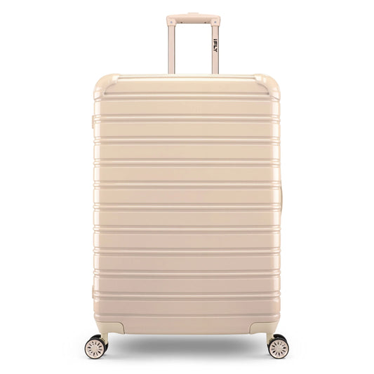 iFLY Hardside Fibertech Luggage 28" Checked Luggage, Champagne