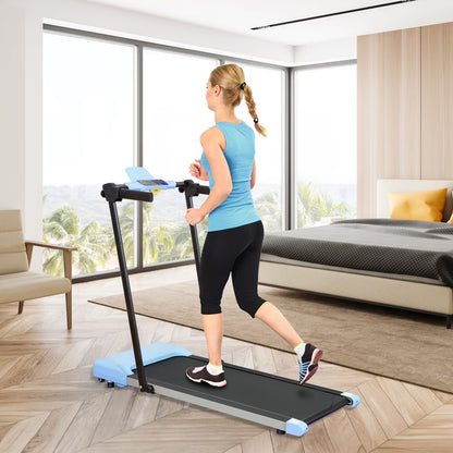 Ambifirner Portable Folding Treadmill, 3.0 HP Foldable Compact Treadmill for Home Office with 300 LBS Capacity For Walking & Running
