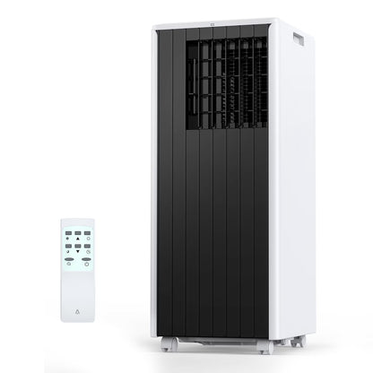 8,000 BTU Portable Air Conditioner, Cools up to 350 Sq. Ft., LED Touch Panel, Built-in Dehumidifier, Fan, 3 in 1 A/C Unit with Remote Control for Home Office Dorm RV