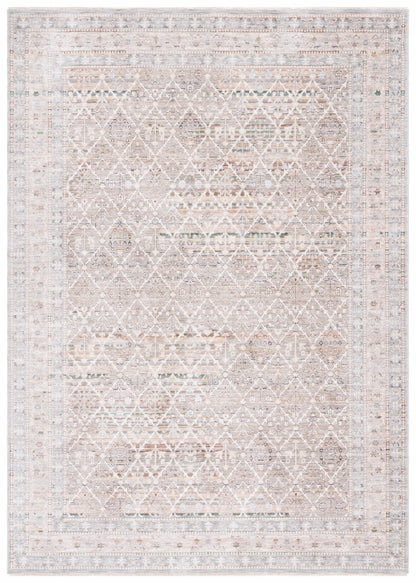 SAFAVIEH Princeton Ema Geometric Area Rug, Ivory/Blue, 8' x 10'