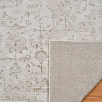 Divina Area Rug, Onida Cream, 5’3” x 7’