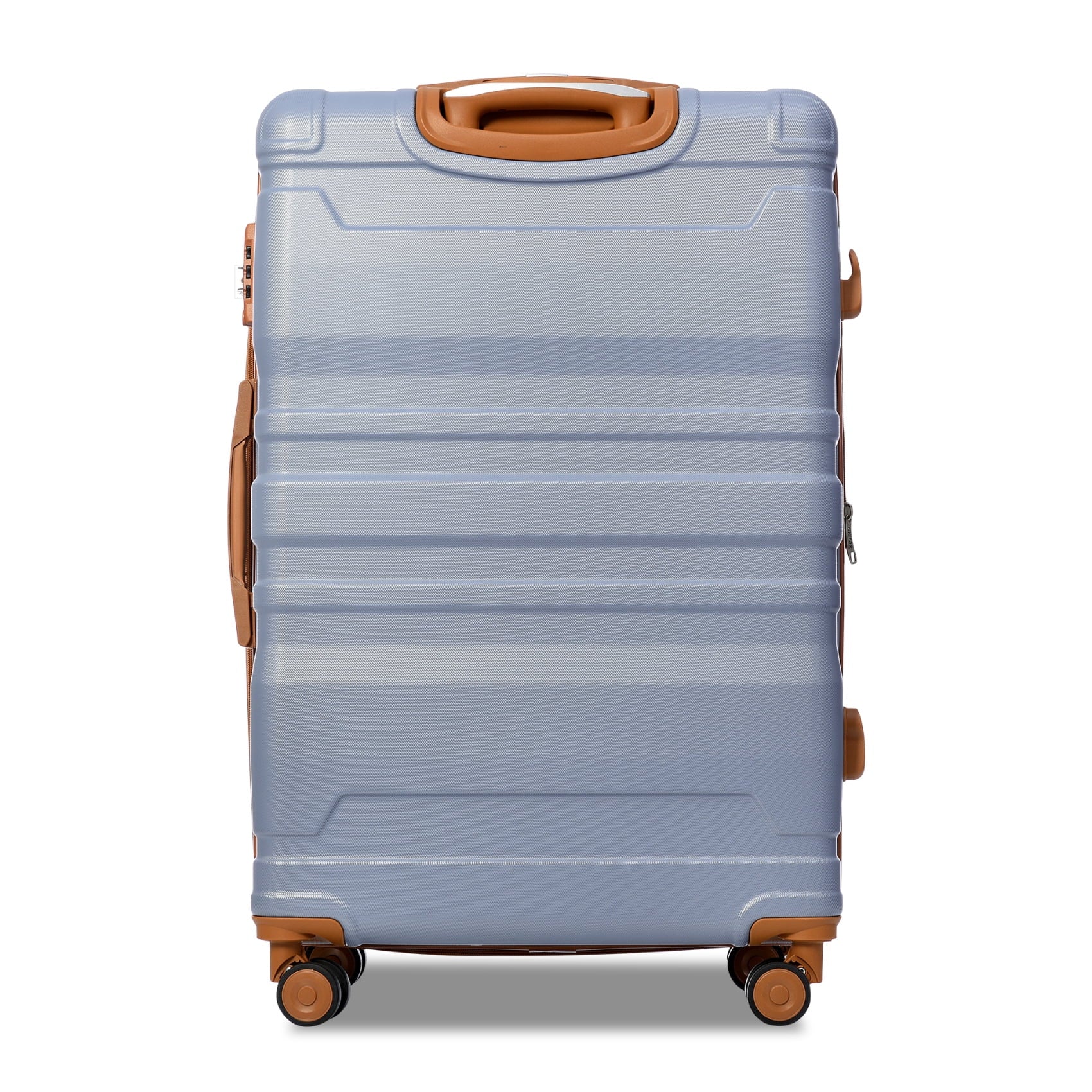 Luggage Suitcase 3 Piece Sets, New Model Expandable ABS Hardshell Luggage, Lightweight Carry-on Suitcase Sets with Spinner Wheels & TSA Lock, 20''/24''/28'', Blue Gray