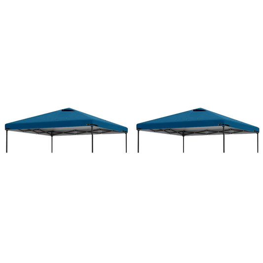 Home Decor 2Pcs 10X10Ft Replacement Cover Tier Gazebo Roof Sunshade Outdoor Cover Sunshade Patio Pavilion Protective Cover