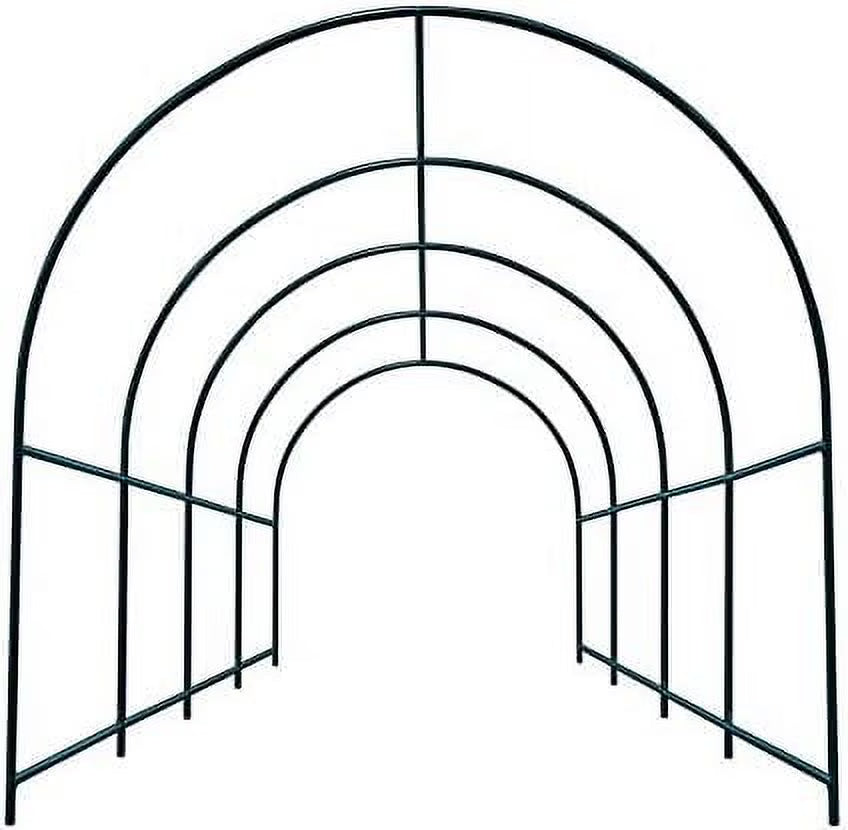 Steel Garden Arch Metal Garden Arch Multi-Size Climbing Plants Arch Arbor (6.5'x 7' x 7.2')