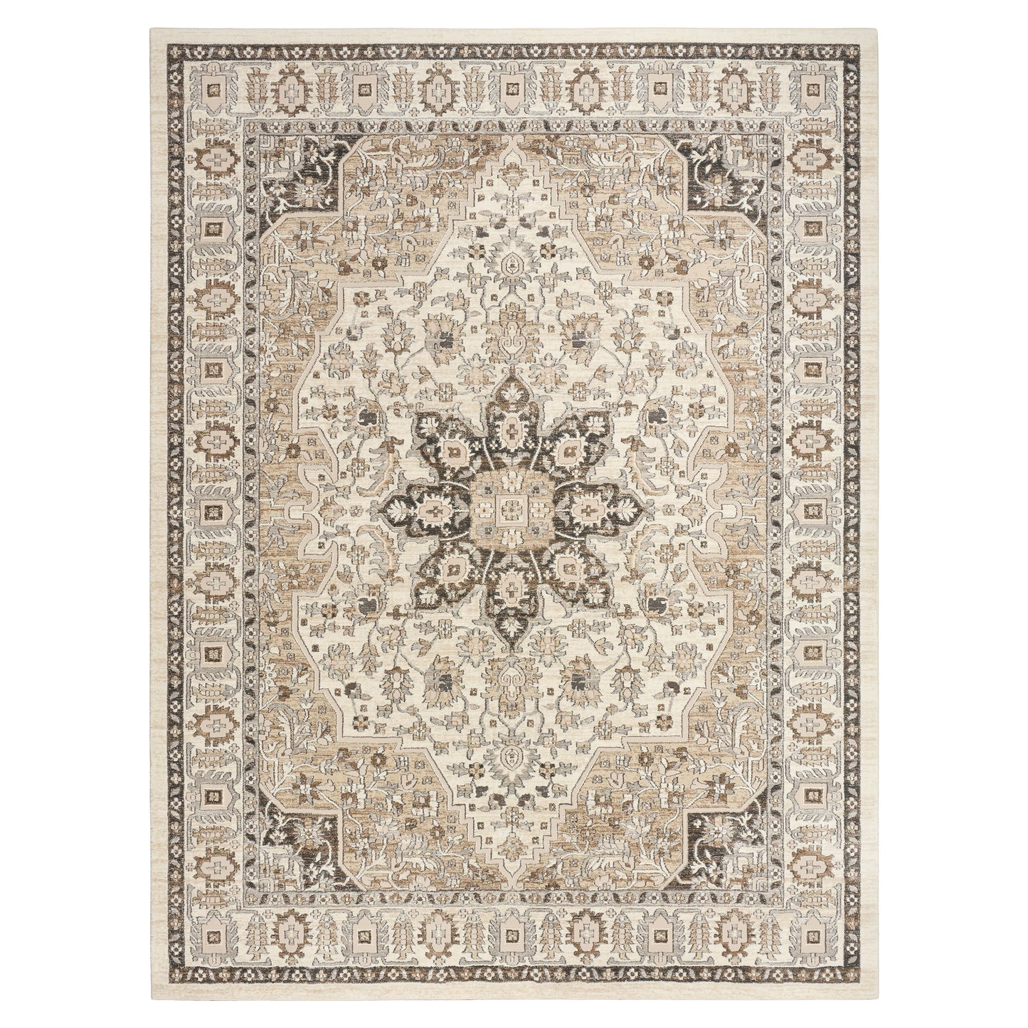Nourison Briar Area Rug, Rose, 9’ x 12’