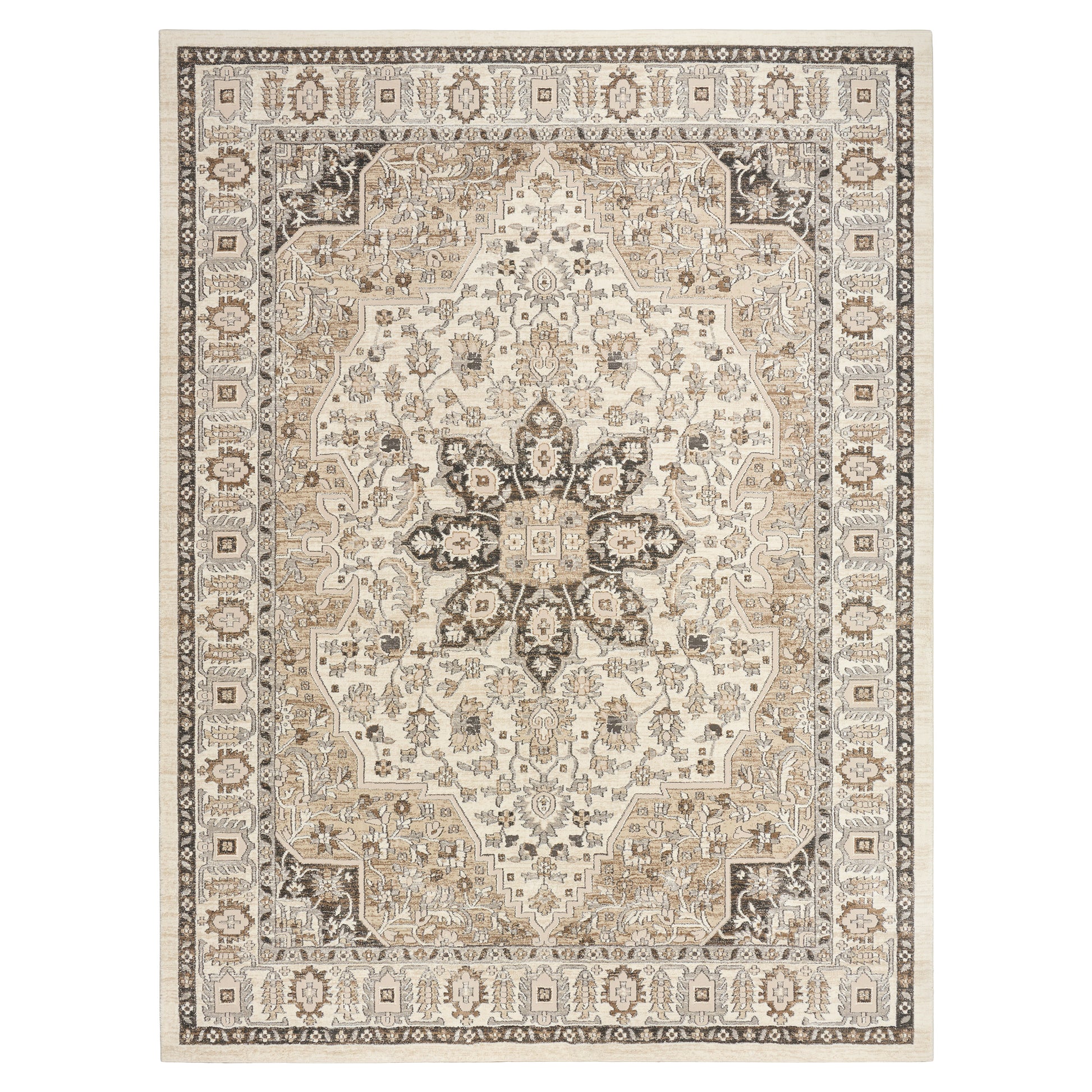 Nourison Briar Area Rug, Rose, 9’ x 12’