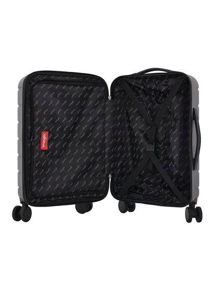 Wrangler 4-Piece 8-Wheel Expandable Hard Side Trunk-Style Luggage Set - Black