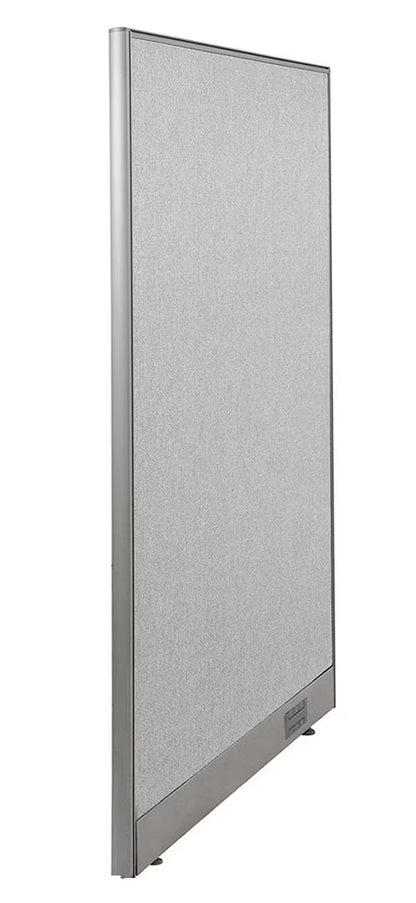 GOF Wall Mounted Office Partition (24”W x 72”H) Privacy Screen, Room Divider, Commercial-Grade Fabric Panels