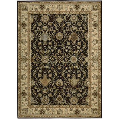 Kathy Ireland Lumiere "Stateroom" Onyx Area Rug
