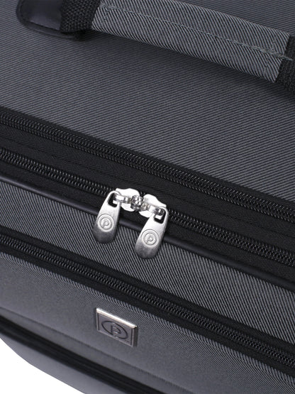 Protege 5 Pc Spinner Luggage Set With 28" & 24" Check Bags, 20" Carry-on, Gray