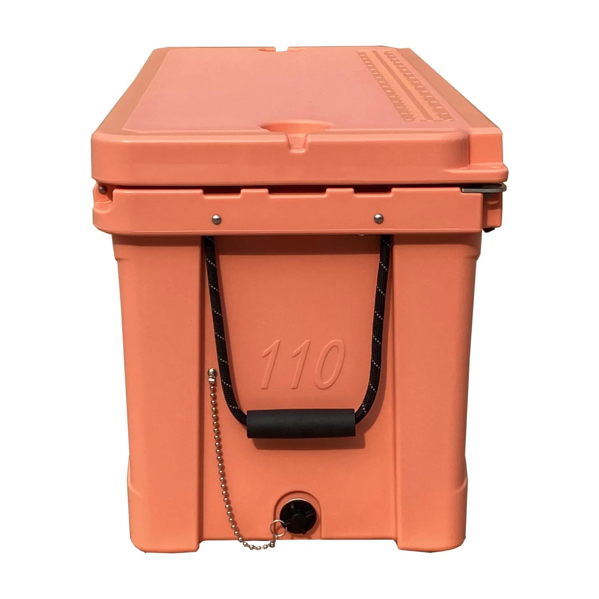 Hogg (Desert Flower) 110 QT Insulated Cooler with Wheels and Handles, Rolling Ice Chest with Wheels, Rotomolded Wheeled Coolers for Camping, Drinks, Outdoors