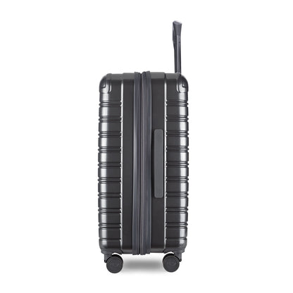 iFLY Hardside Fibertech 3.0 2 Piece Set, 20" Carry-on and 28" Checked Luggage, Gadget Gray