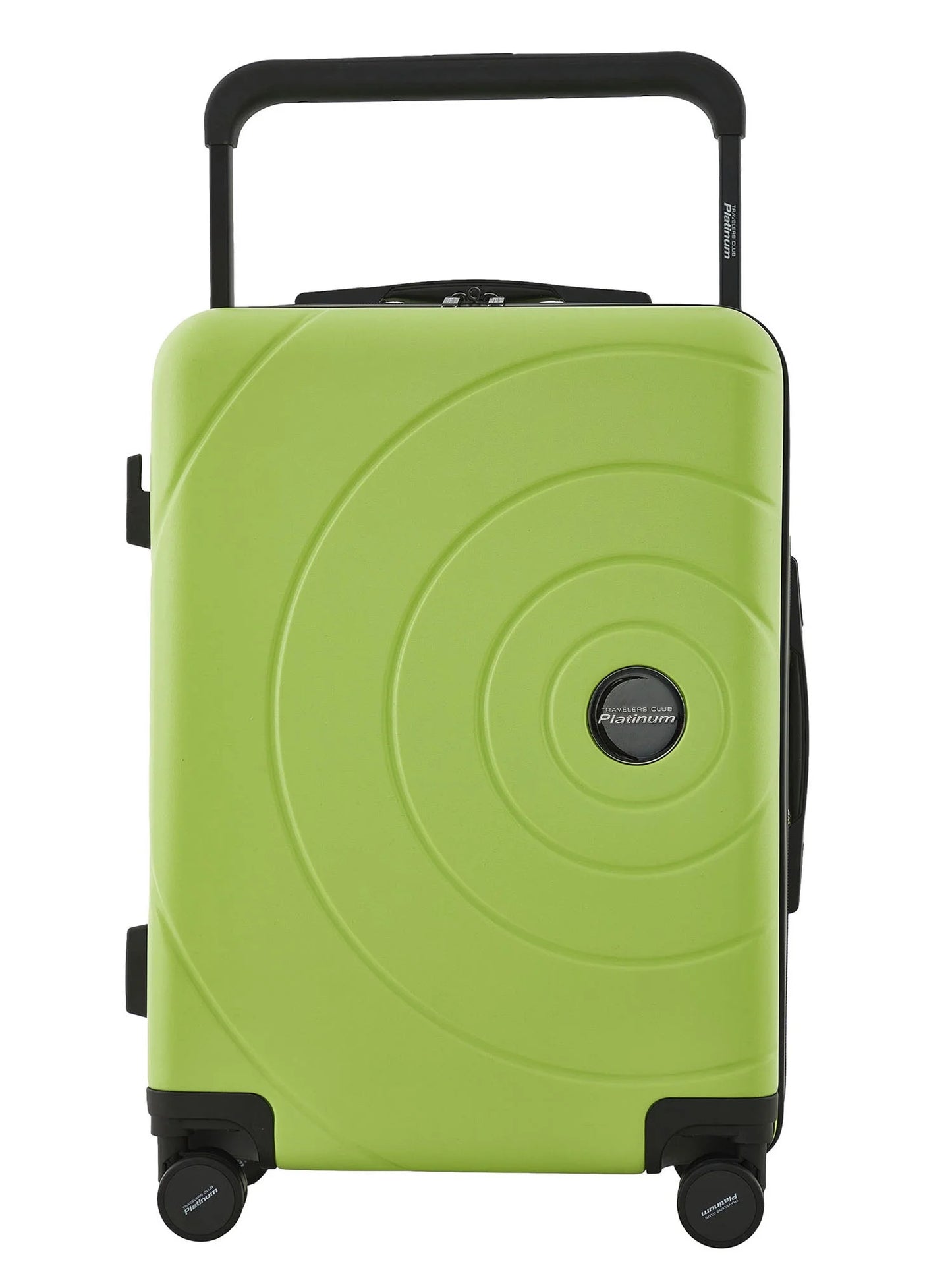 Travelers Club 2pc Rolling Hard Case Travel Luggage Set with Extra Wide Telescopic Handle , Lime
