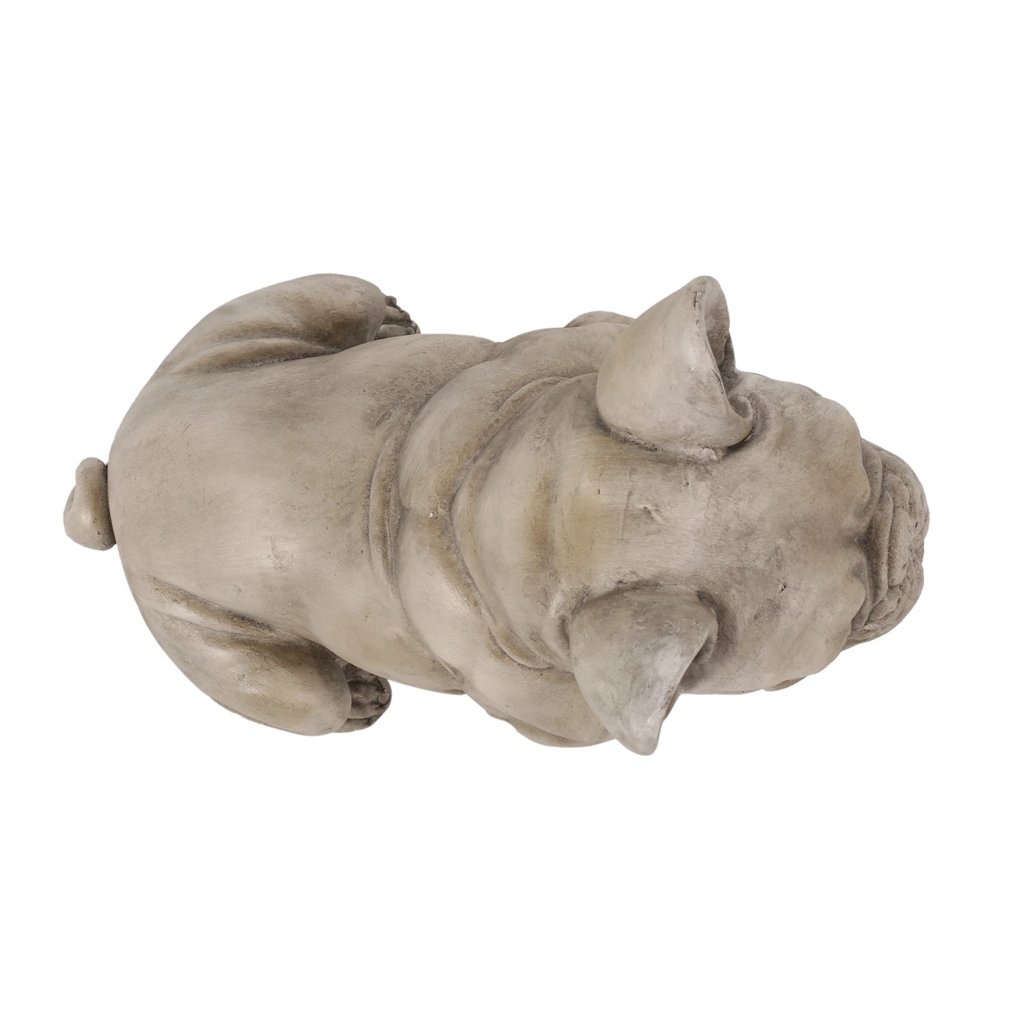 DUOSONG Dog Garden Sculpture Gray Glass Garden & Outdoor Water Fountains