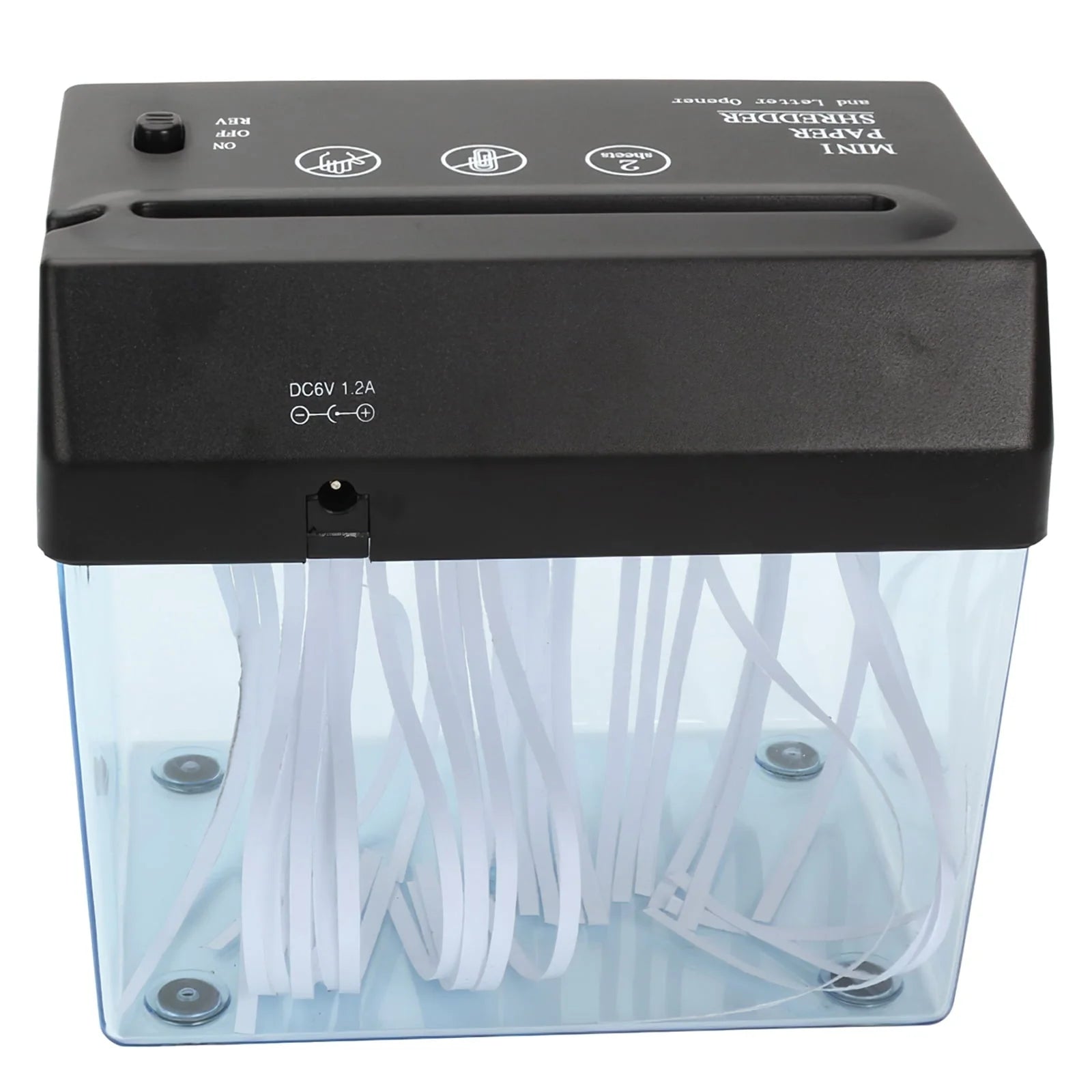 Mini Paper Shredder, Portable A6 Electric Shredder Documents Paper Cutting Tool Home Office Desktop Stationery