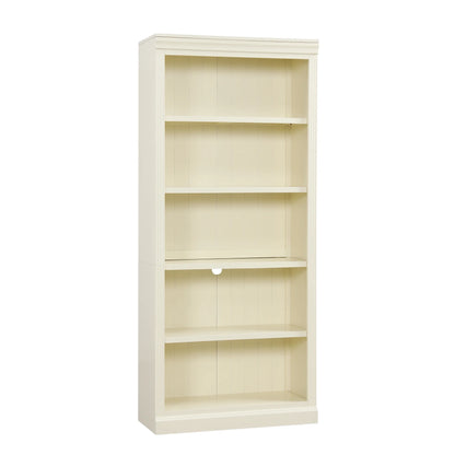 Harper & Bright Designs Tall Wood Bookcase with Light Strip, 5 Tier Bookshelves with Adjustable Shelves, Free Standing Storage Organizer for Home Office, Beige+Cream, Beige+Yellow