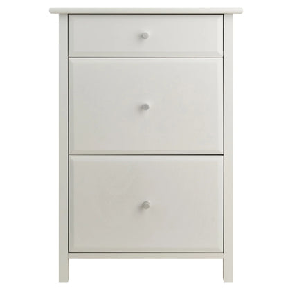 Winsome Delta Home Office File Cabinet, White Finish