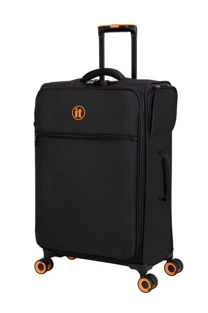 it Luggage Simultaneous 27" Softside Checked 8 Wheel Expandable Spinner Luggage, Harbour Blue