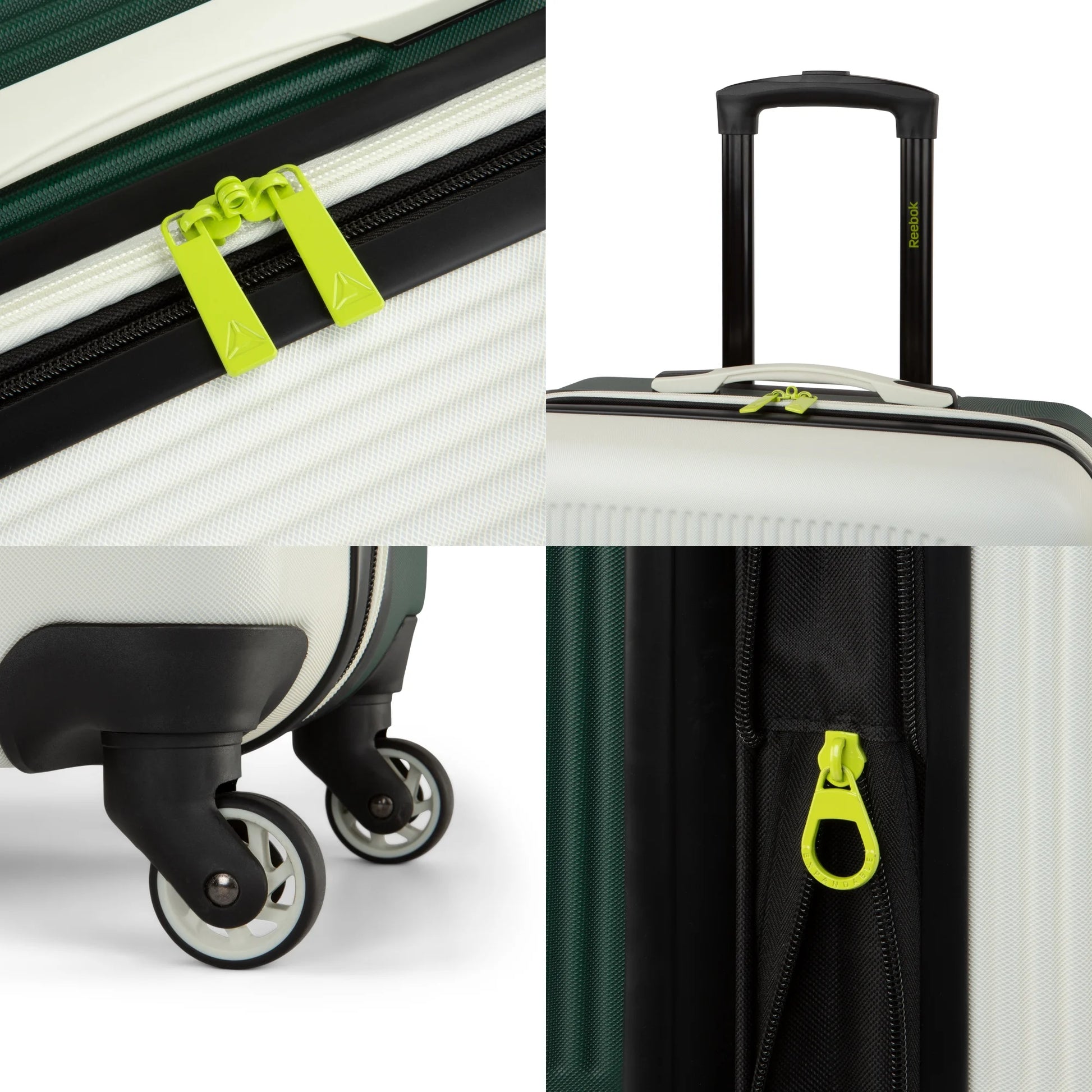 Reebok - Time Out Collection - 3 Piece Hardside Luggage Set - ABS/PC