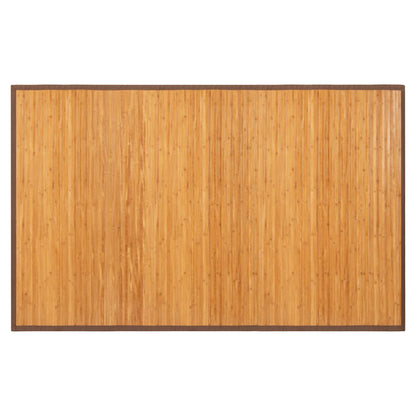 Costway 5' X 8' Bamboo Area Rug Floor Carpet Natural Bamboo Wood Indoor