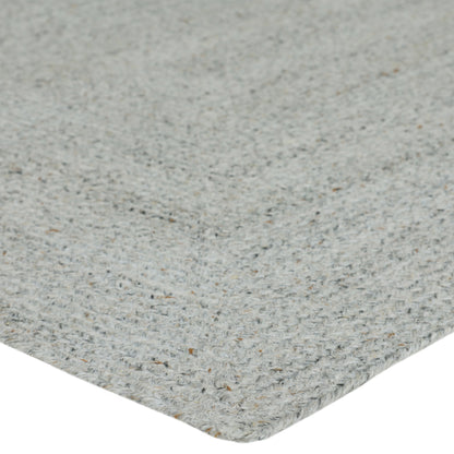 Obeetee Layla Braided Area Rug, Gray, 3' x 5'