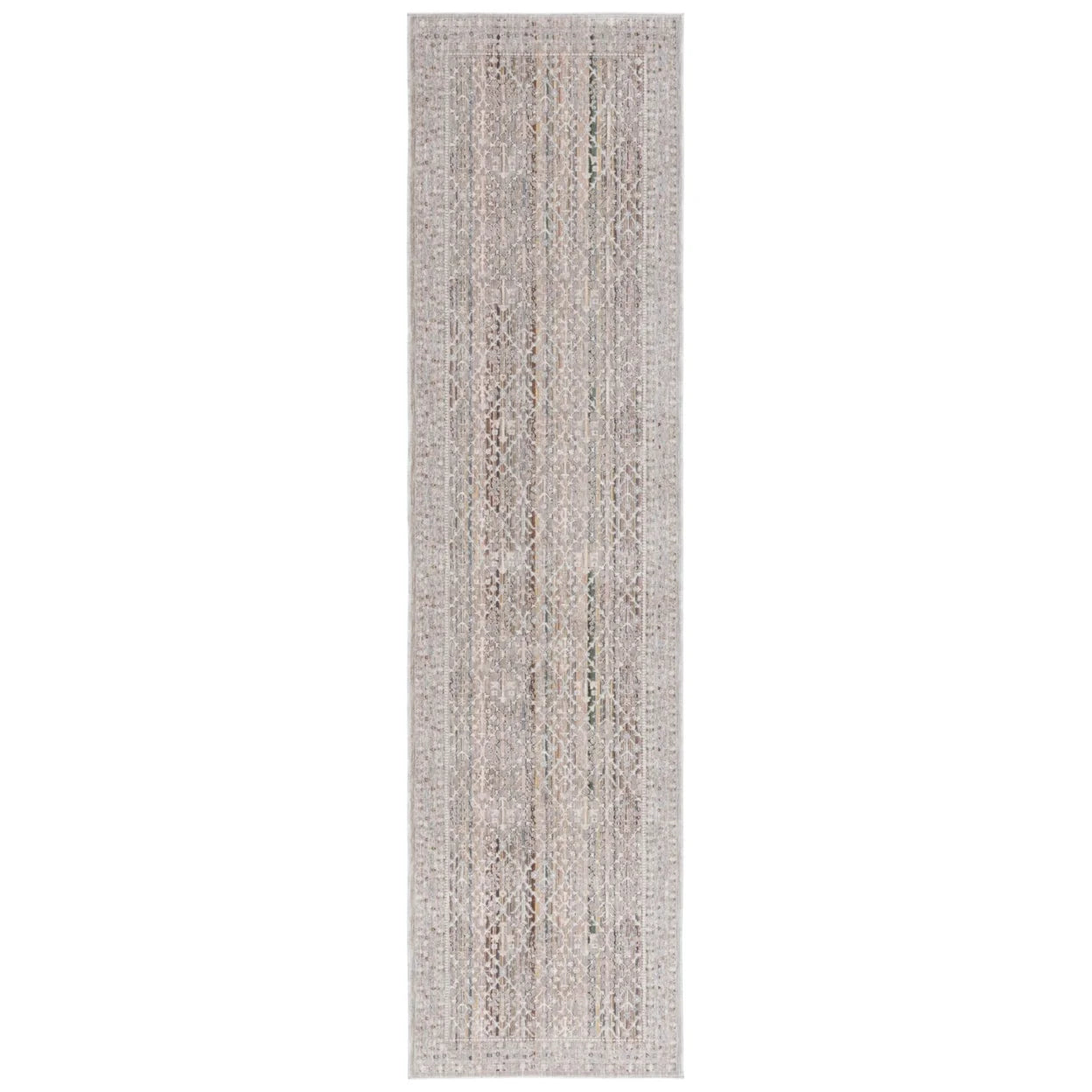 SAFAVIEH Princeton Ema Geometric Area Rug, Ivory/Blue, 8' x 10'
