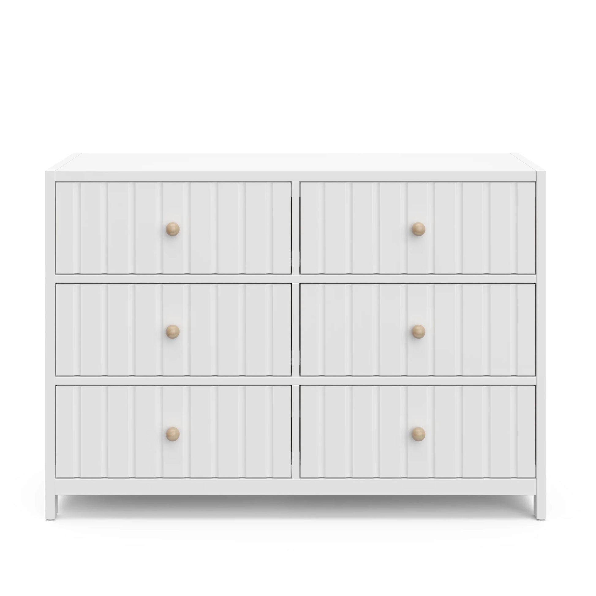 Graco Teddi 6 Drawer Nursery Double Dresser, White