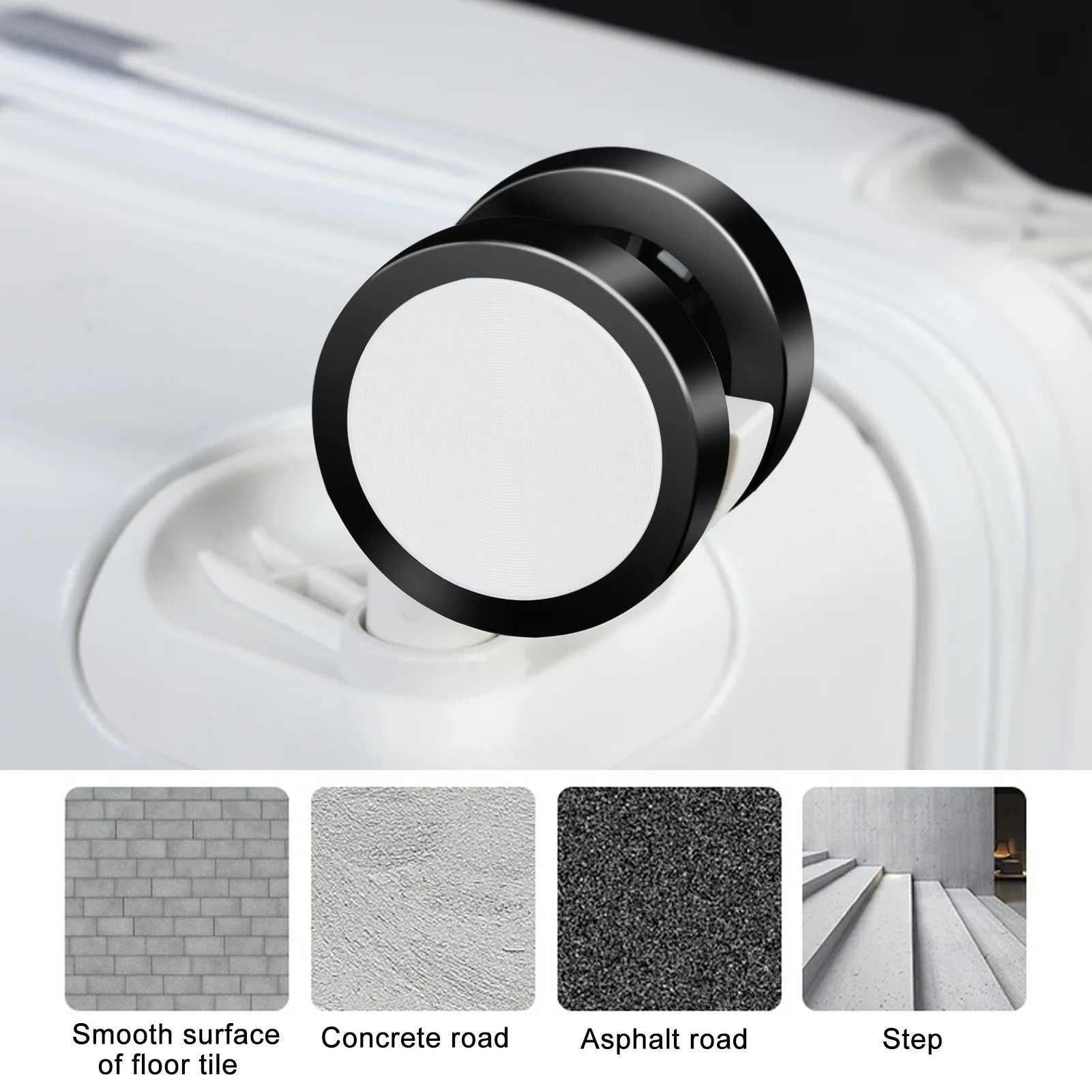 24 Inch Checked Luggage with Front Pocket, USB Charging Port, Built-in lock Carry on Suitcase, Cup Holder and Phone Holder, Medium Hardside Suitcase with Spinner Wheels, White