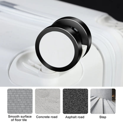 24 Inch Checked Luggage with Front Pocket, USB Charging Port, Built-in lock Carry on Suitcase, Cup Holder and Phone Holder, Medium Hardside Suitcase with Spinner Wheels, White