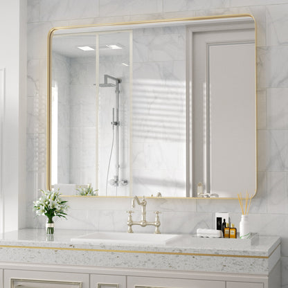 Rectangle Metal Wall Mirror