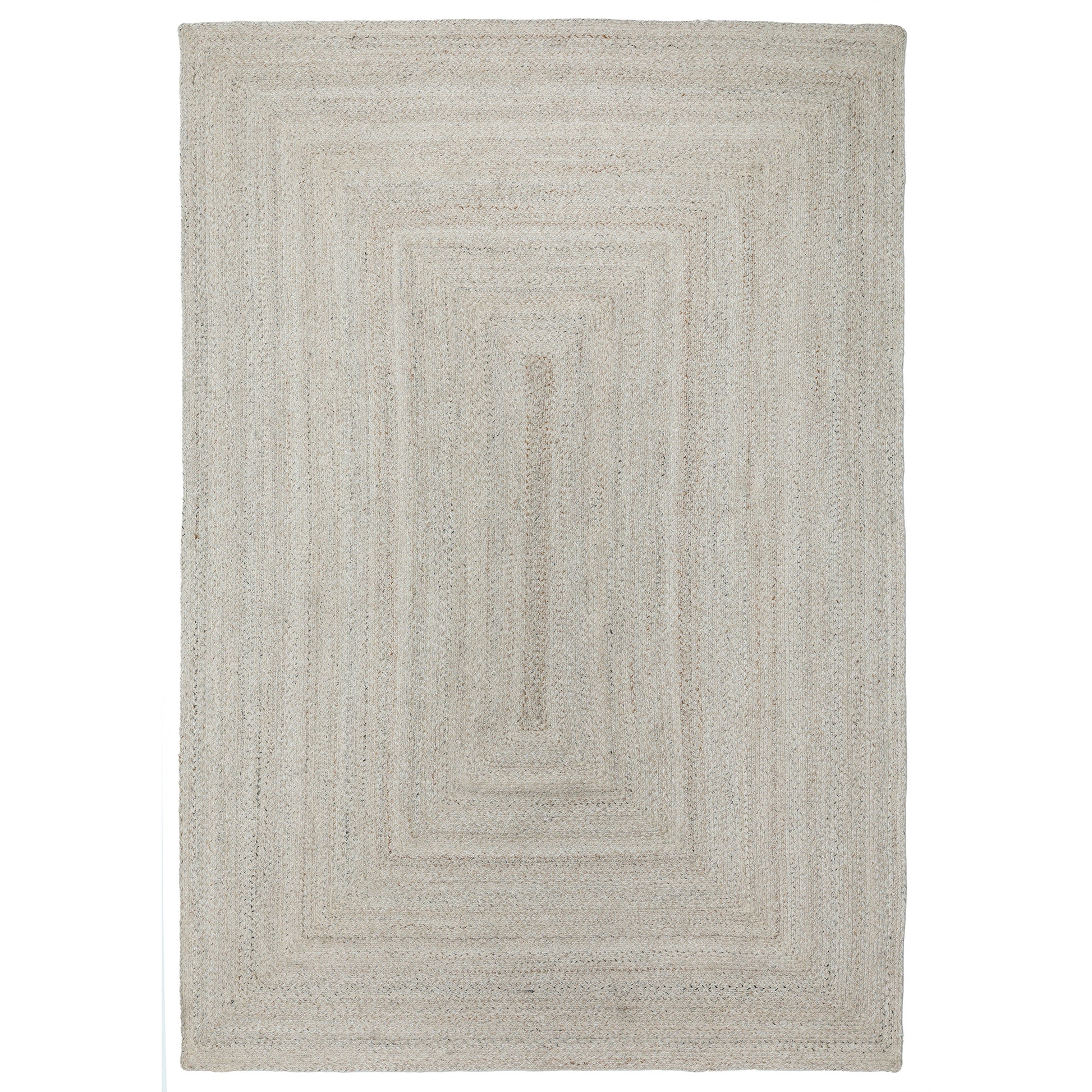 Obeetee Layla Braided Area Rug, Tan, 5' x 7'6'